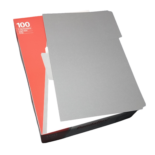 FOLDER INTERIOR LEGAL GREY BOX/100