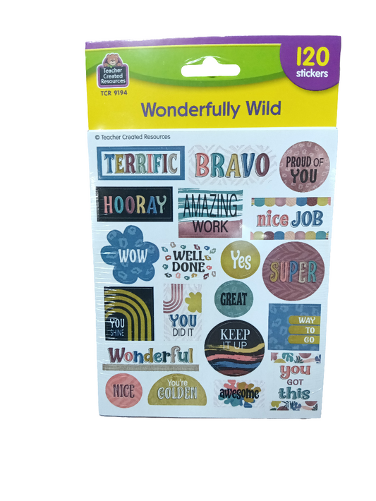 WONDERFULLY WILD STICKERS