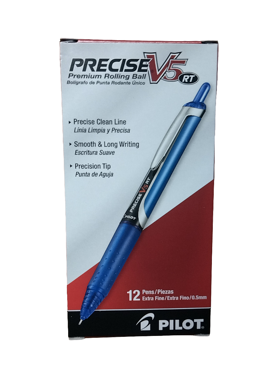 PRECISE V5 RETRACTABLE EXTRA FINE BLUE CJ.12