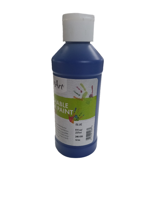 FINGER PAINT BLUE 8 OZ