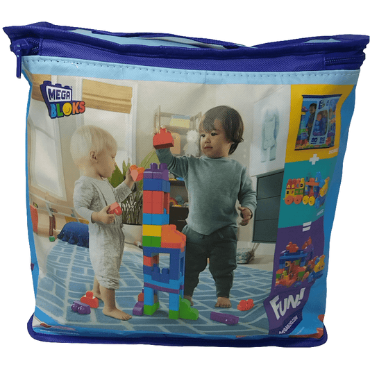 MEGA BLOCKS FIRST BUILDERS BIG BAG BLUE