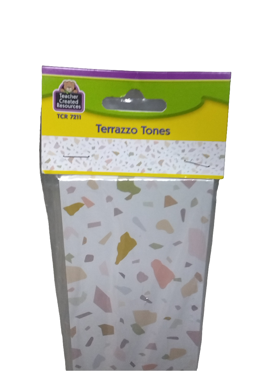 TERRAZZO TONES STRAIGHT BORDER TRIM