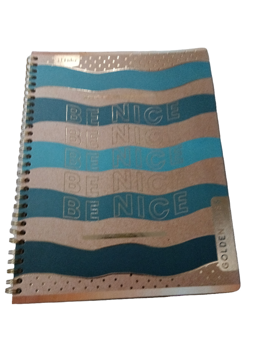 LIBRETA ESPIRAL GOLDEN BLISS