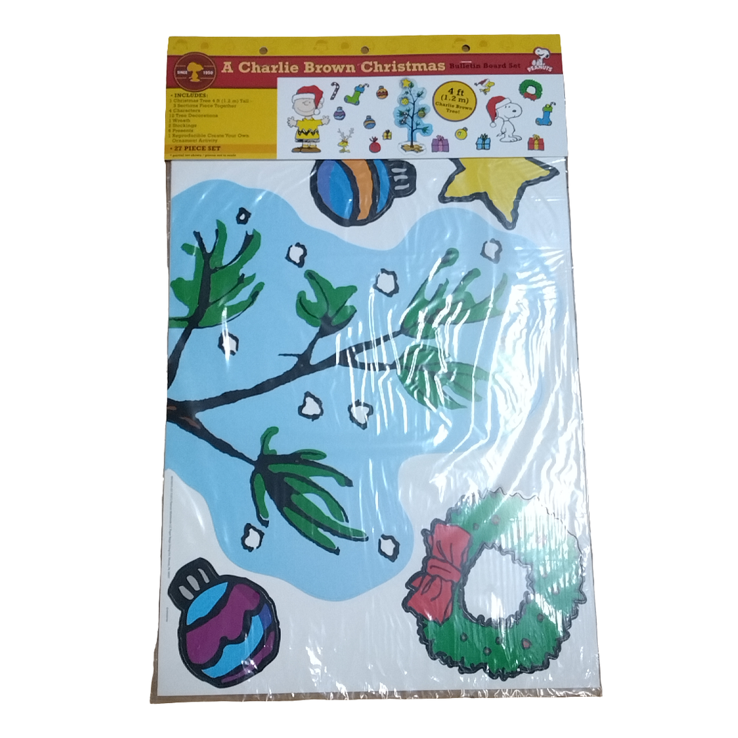 BULLETIN BOARD SET CHARLIE BROWN CHRISTMAS
