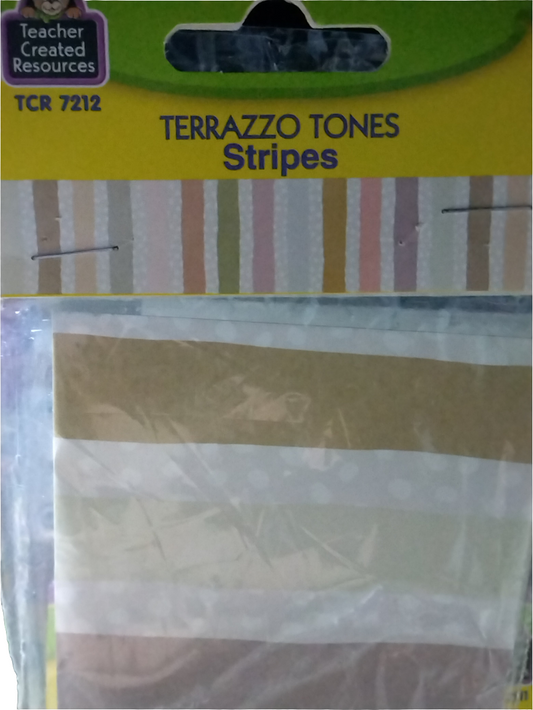 TERRAZZO TONES STRIPES STRAIGHT BORDER TRIM