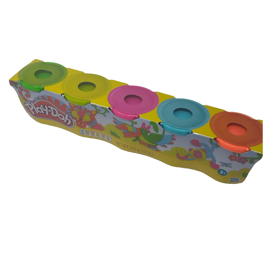 PLAY DOH 5 PACK 3 OZ NEON COLOR
