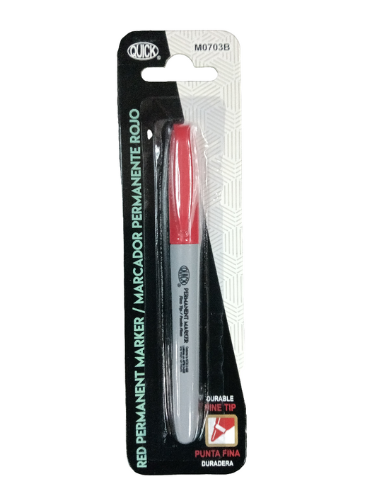 PERMANENT MARKER RED BLISTER FINE