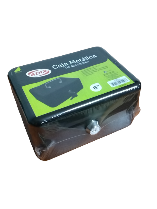 CAJA SEGURIDAD NEGRO 15X12X8CM