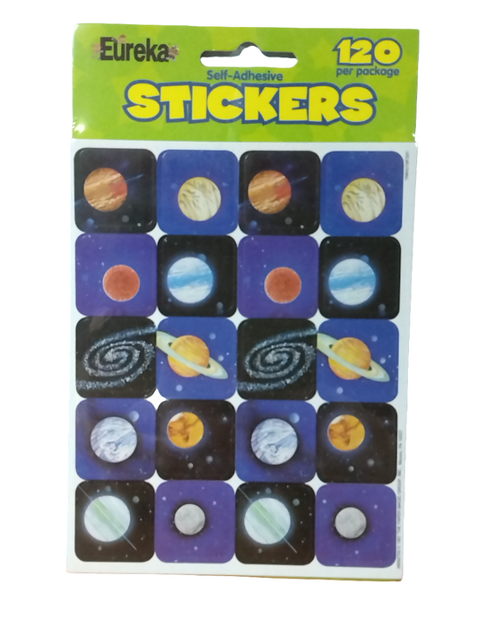 120CT THEME STICKERS PLANETS