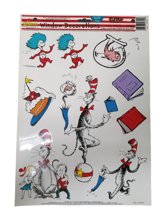 Window Clings Cat In The Hat