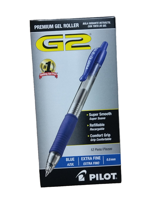 GEL INK G2 EXTRA FINE BLUE CJ.12