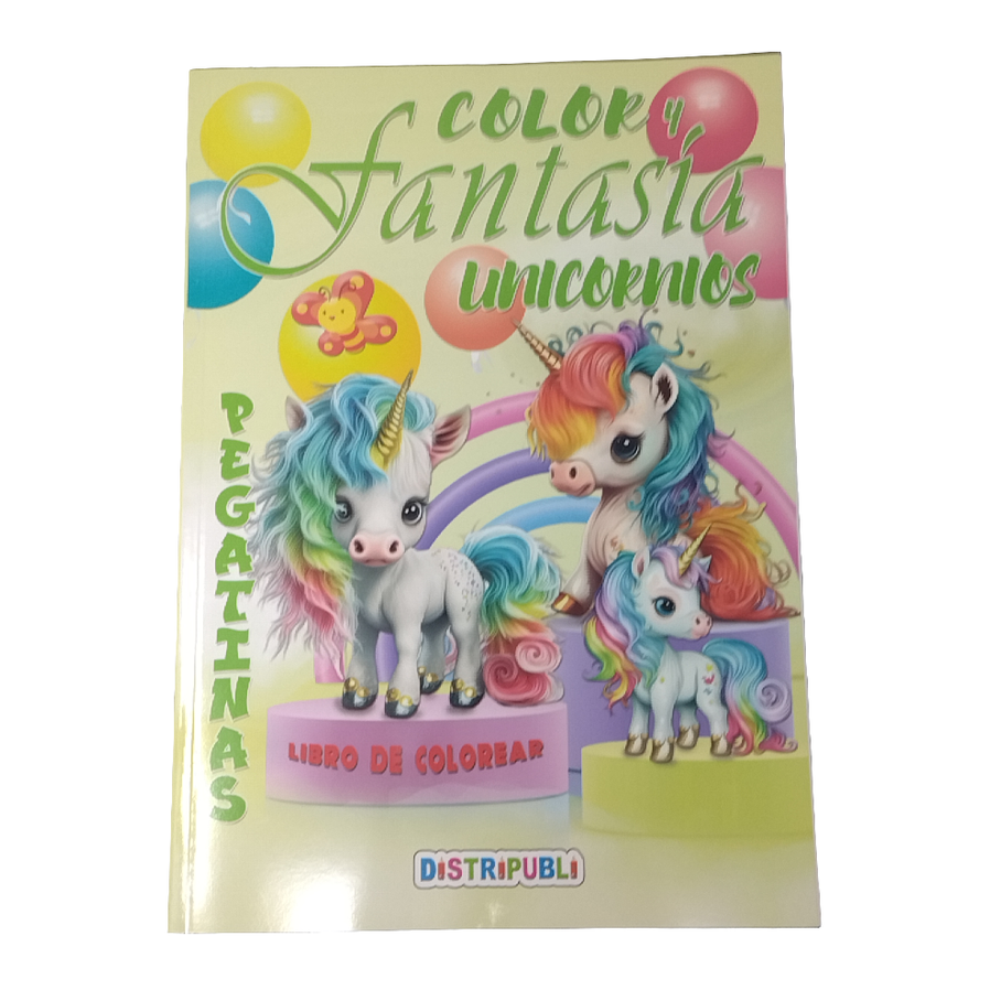 LIBRO COLOREANDO UNICORNIOS