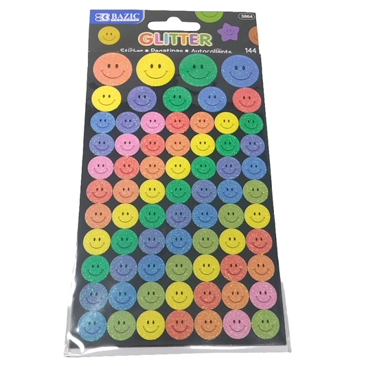 GLITTER REWARD STICKER 144 PC