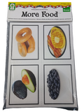NOUNS: MORE FOOD LEARNING CARDS 48PCS