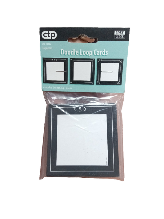 DOODLE LOOPS 3 INCH DESIGNER CUT-OUTS