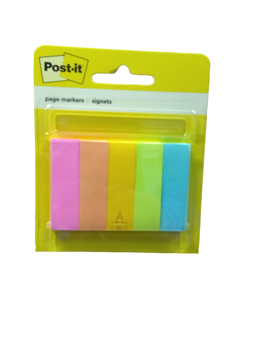 M3 PAGE MARKERS 1/2" NEON (PQ.5) #670-5AF