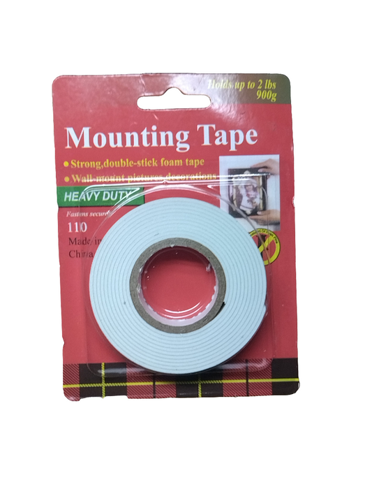 Mounting Tape 1/2 x 75"