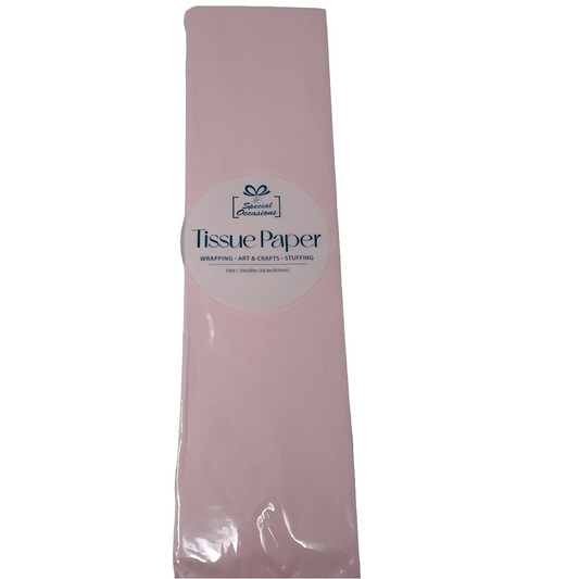 LIGHT PINK TISSUE PAPER 10 SHEETS