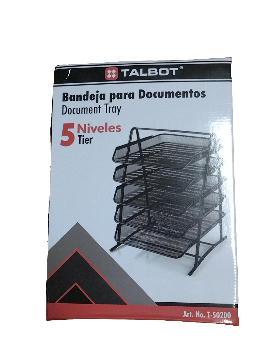 MESH: BANDEJA PARA DOCUMENTOS, NEGRO.