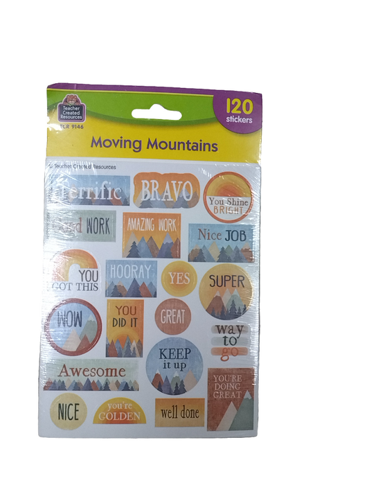 MOVING MOUNTAINS STICKERS