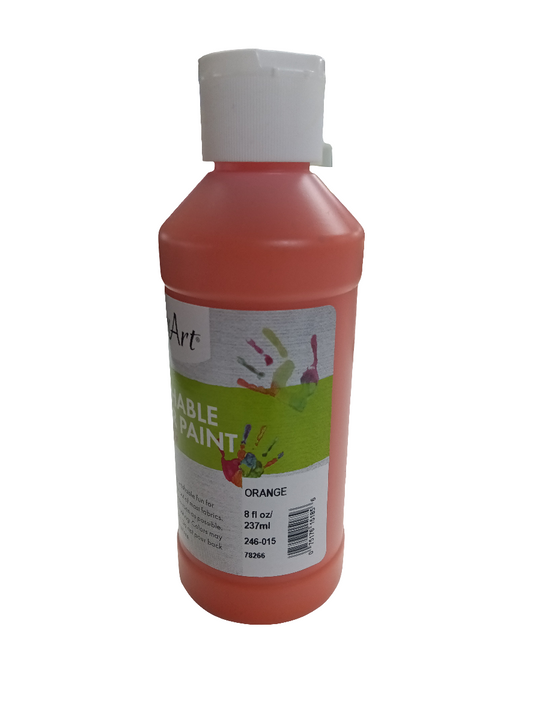 FINGER PAINT ORANGE 8 OZ