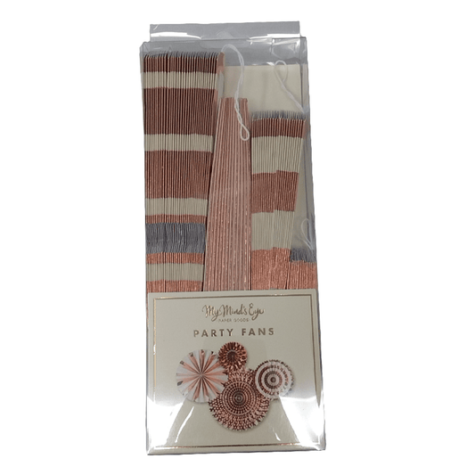 ROSE GOLD BASICS PARTY FANS