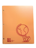 PLASTIC FOLDER ORANGE