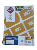 LABELS SHIPPING 2" X 4" WHITE 1000 PC