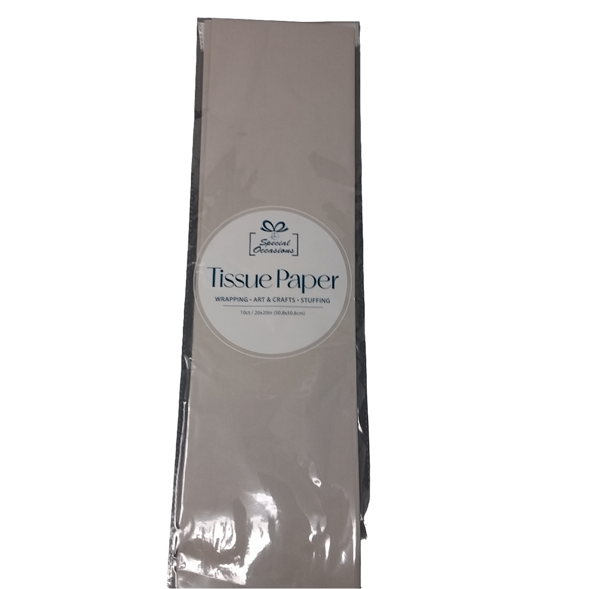 SLIVER TISSUE PAPER 10 SHEETS 19.69X19.69IN