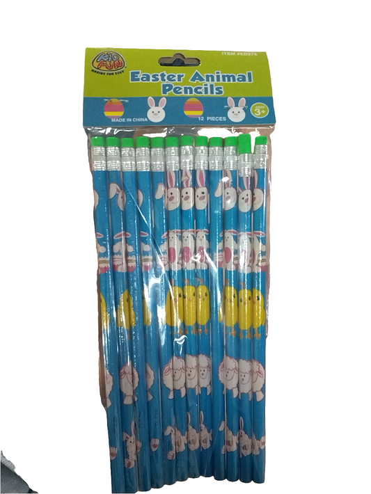 EASTE ANIMAL PENCILS