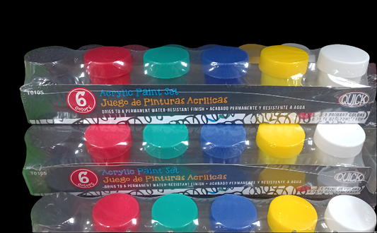 ACRYLIC PAINT SET 6 PCS