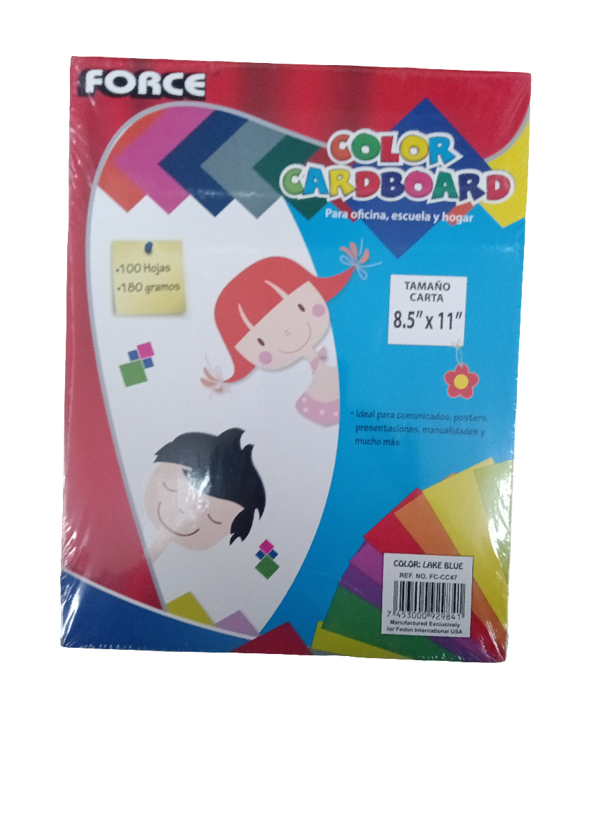 LAKE BLUE CARDBOARD LETTER 100 PK