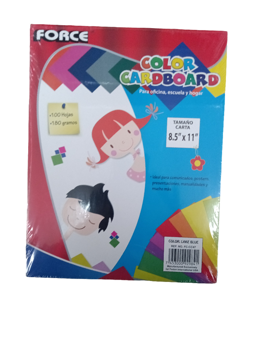 LAKE BLUE CARDBOARD LETTER 100 PK