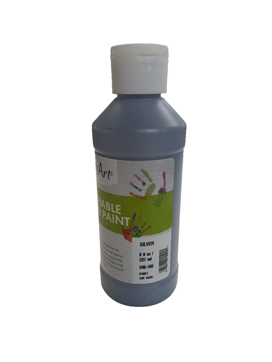 FINGER PAINT SILVER 8 OZ