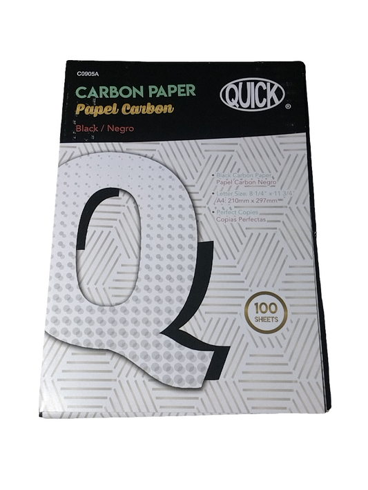 CARBON PAPER BLACK COLOR LETTER SIZE