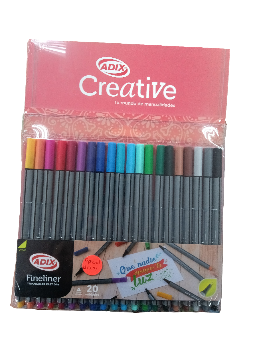 SET FINELINER 20U C/MANDALA (M02) ADIX