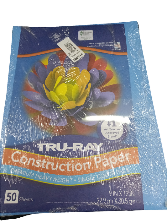 Papel de Construction Azul