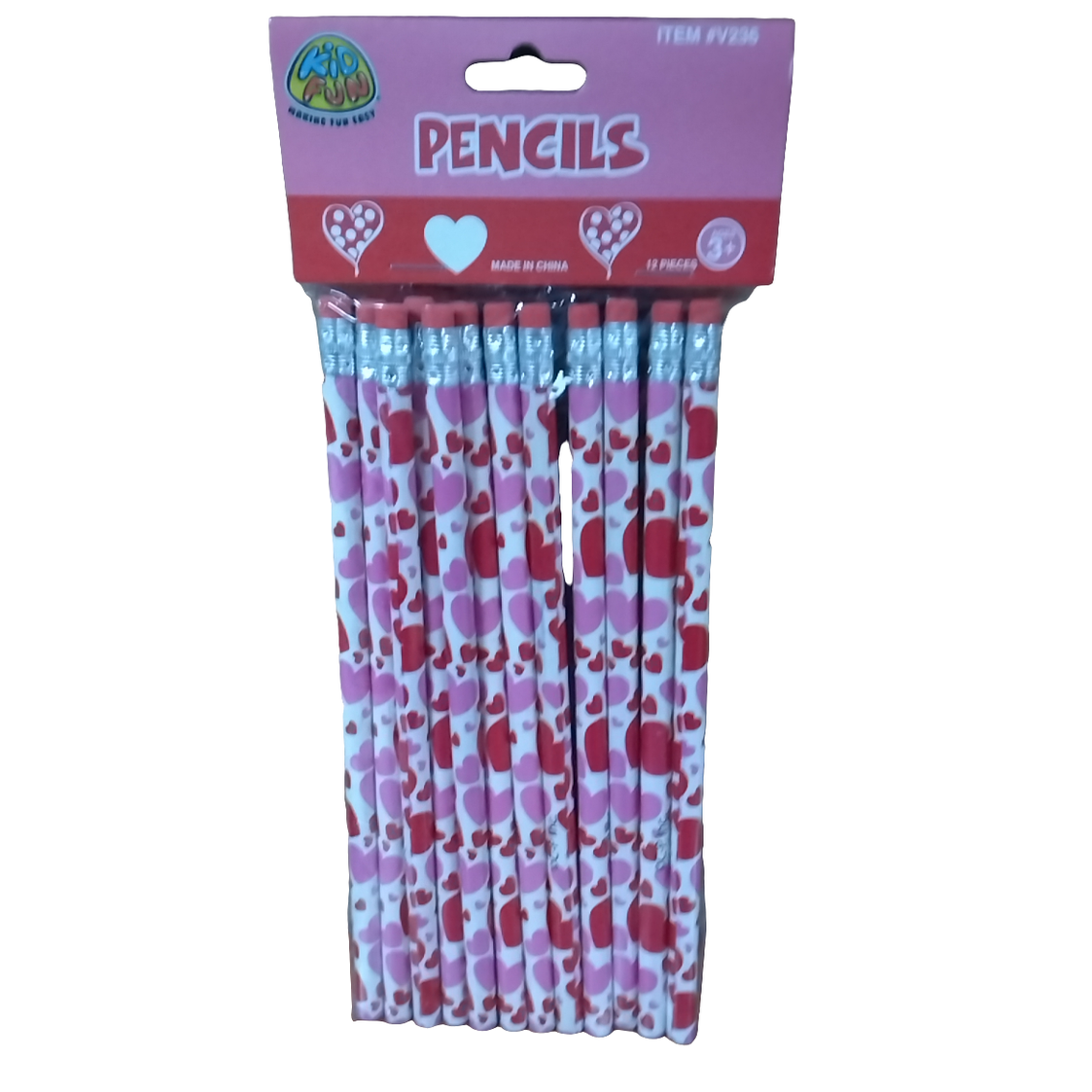 VALENTINE HEART PENCILS