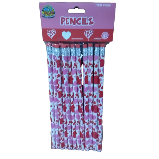 VALENTINE HEART PENCILS