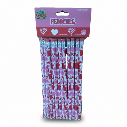 Valentine Heart Pencils - JA Riollano