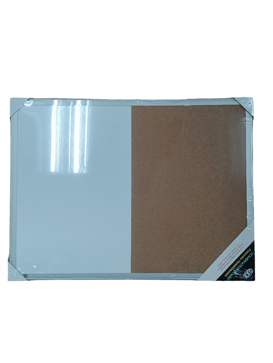 MARKERBOARD & CORK ALUM FRAME 18" X 24"