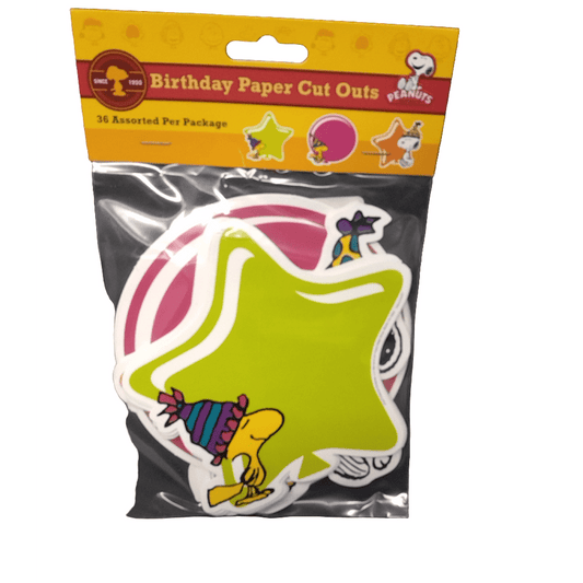 PEANUTS CELEBRATE ASSORT CUT-OUTS