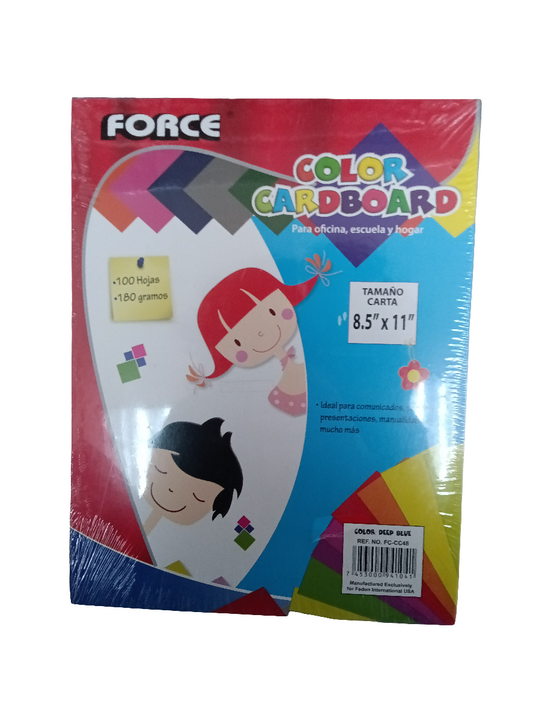 DEEP BLUE CARDBOARD LETTER 100 PK