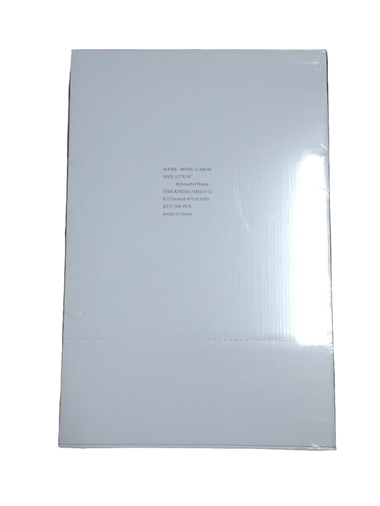 LAMINATING POUCH 5ML 12 X 18 (CJ.100)