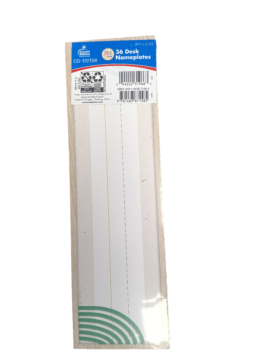 TRUE TO YOU NAME PLATES 36PCS