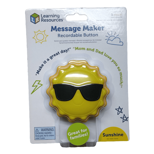 MESSAGE MAKER RECORDABLE BUTTON - SUN
