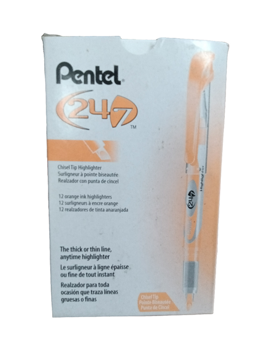 Chisel tip highlighter 247 orange