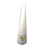 WHITE STYRO CONE 15"X4"