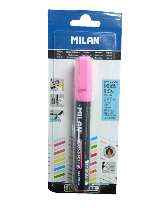 ROTULADOR FLOUGLASS PUNTA BISELADA PINK