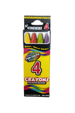 CRAYON BOXED 4PK ASST
